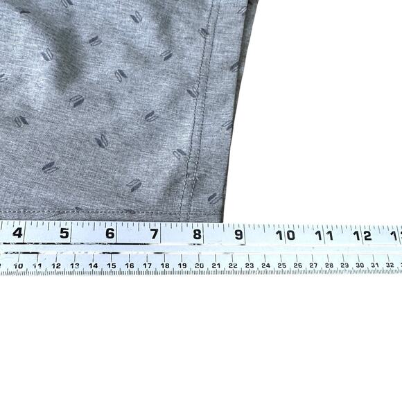 Linksoul Golf Shorts Men’s 2XL XXL Gray Logo All-Over Print Drawstring Lined - Picture 10 of 10